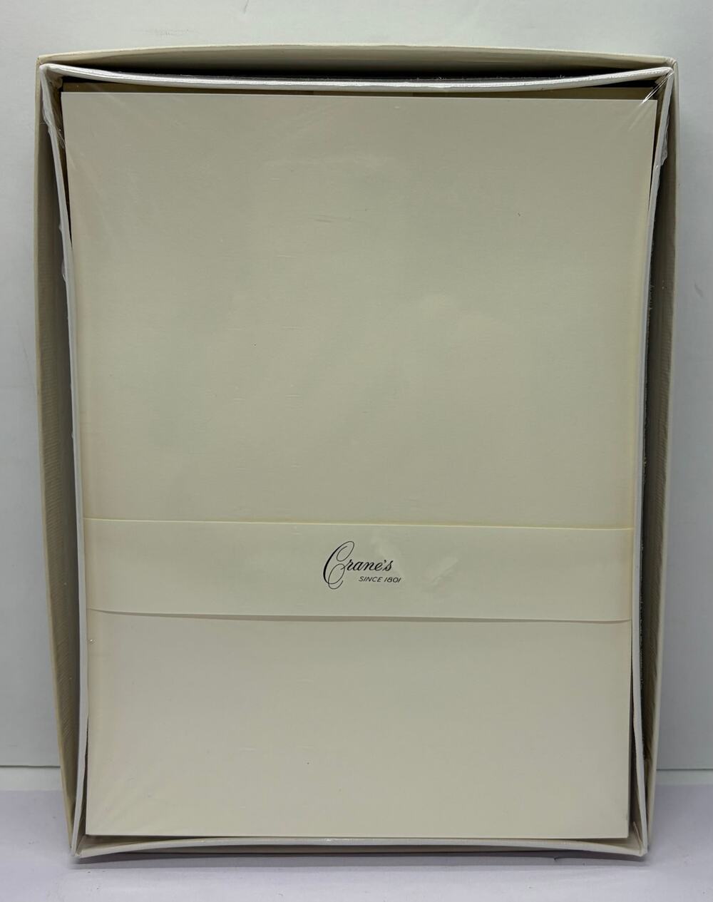 Crane’s Stationery 40 Sheets 20 Envelopes Pearl White Kid Finish CH2111 Sealed
